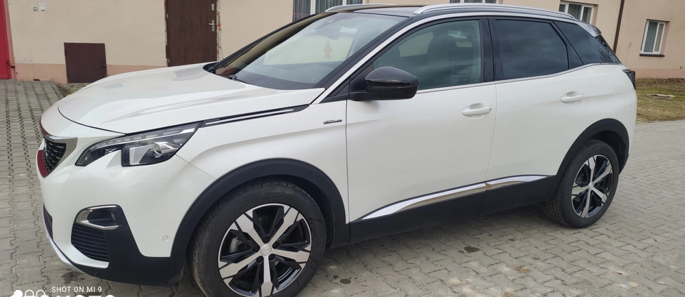 Peugeot 3008 cena 83900 przebieg: 54000, rok produkcji 2019 z Września małe 172